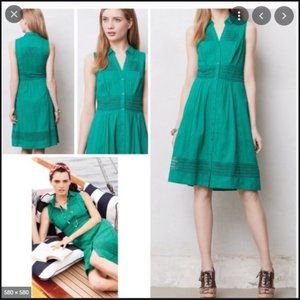 Anthropologie Maeve Swiss Dot Dress